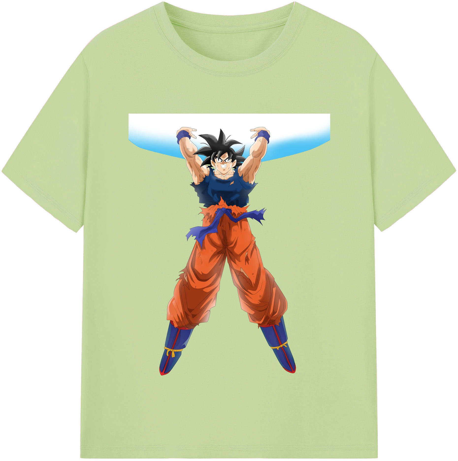 （画像用） ドラゴンボール 孫悟空（そん ごくう）Son Goku カカロット DRAGON BALL Kakarotto 綿100％半袖Tシャツ（フロントプリント）